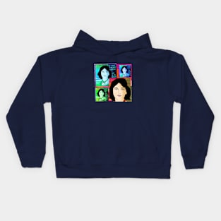 EMILY BRONTE COLLAGE, AUTHOR OF WUTHERING HEIGHTS Kids Hoodie